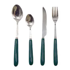 CASA JOVEN - Set 4 Cubiertos Ceramica Jardin Botanico