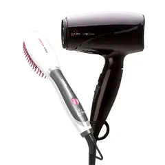 GAMA - Combo Secador Eolic Mini+Cepillo Innova Hotbrush Mini