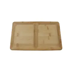 CASA JOVEN - BANDEJA APERITIVO 2 DIVISIONES BAMBU 30 CM