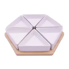 CASA JOVEN - SE 6 BOWLS CON BASE APERITIVO 28 CM