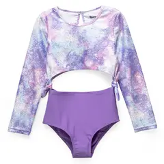 REDWOOD - Traje De Baño Manga Larga Nudo Niña