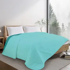 CASA JOVEN - Quilt Mara Aqua 2 Plazas