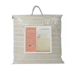 CASA JOVEN - Cubrecama Lara 1.5 Plaza Beige
