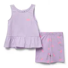 REDWOOD - Conjunto Polera Vuelos Leggings Bebe