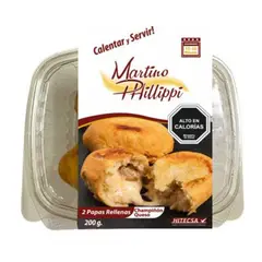 HITECSA - Papas Rellenas Queso y Champiñon Hitecsa 2 x 100 g