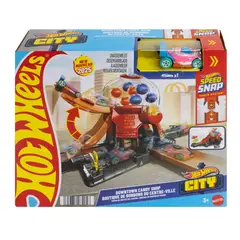 HOT WHEELS - Hot Wheels City Pista Tienda De Dulces