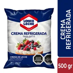 LONCOLECHE - Crema Refrigerada para Batir Bolsa Loncoleche 500 ml