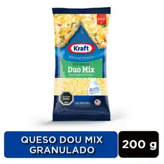 KRAFT - Queso Granulado Duo Mix Kraft 200 g