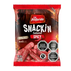 LA PREFERIDA - Snackin Salame Spicy La Preferida 50 g