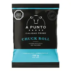 A PUNTO - Hamburguesa de Vacuno Chuck Roll A Punto 125 g