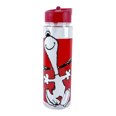 SNOOPY - Botella Plástica Snoopy Rojo