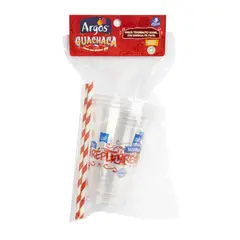 ARGOS - SET VASO TERREMOTO  BOMBILLA 3UN.