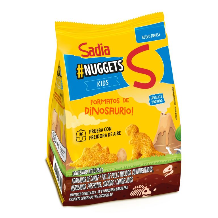 Nuggets de Pollo Kids Dinosaurios Congelados Sadia 360 g - Tottus - $2.550