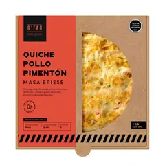 D'FAB - Quiche de Pollo Pimentón Congelado D'Fab 1 Kg