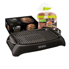 undefined - Combo Parrilla Thomas + Hamburguesa Pollo 10un + Pan Hamburguesa Tottus 8un