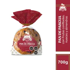 NUTRABIEN - Pan de Pascua Frutas Confitadas, Nueces y Almendras Nutra Bien 700 g