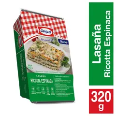CAROZZI - Lasagña Ricotta y Espinaca Congelada Carozzi 320 g