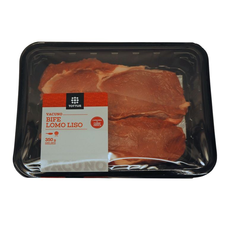 Bistec de Lomo Liso Cat V Tottus 350 g - Tottus - $6.990