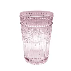 CASA JOVEN - Vaso 360 Ml Rosa Jardín De Ximena Colors