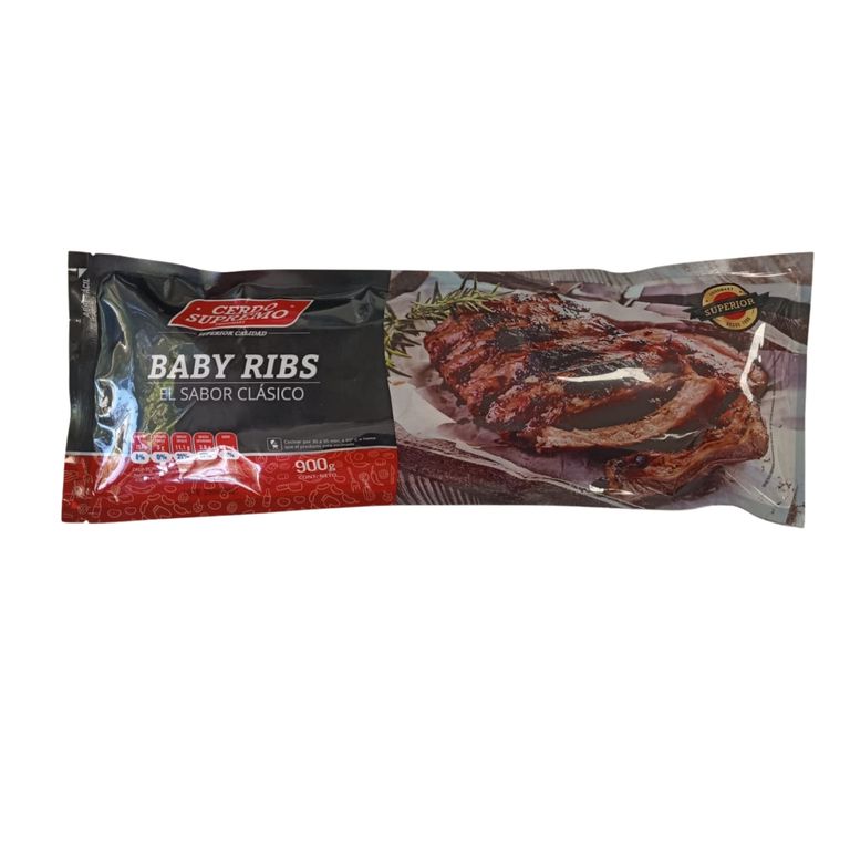 Costillas de Cerdo Baby Ribs Congeladas Cerdo Supremo 900 g - Tottus - $12.990