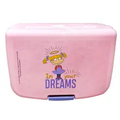 NICKELODEON - Contenedor Rugrats Niña 16X12 Cm