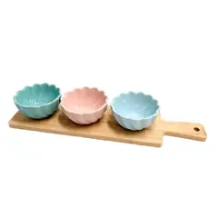 CASA JOVEN - Bandeja Aperitivo 3 Bowl 40 Cm J X