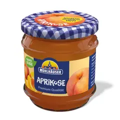 MUHLHAUSER - Mermelada de Damasco Frasco Muhlhauser 225 g