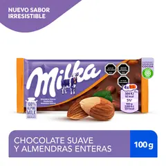 MILKA - Chocolate con Leche Almendras Enteras Milka 100 g