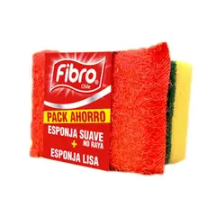 FIBRO - PACK ESPONJAS LISANO RAYA FIBRO UND