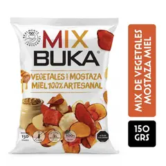 BUKA - Snack Mix de Vegetales Mostaza 150 g