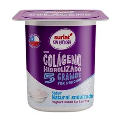 SURLAT - Yoghurt Batido con Colágeno Natural Endulzado Surlat 125 g