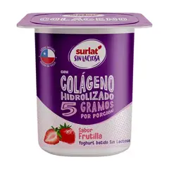 SURLAT - Yoghurt Batido con Colágeno Sabor Frutilla Surlat 125 g