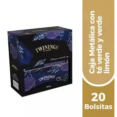 TWININGS - Caja Té Verde + Té Verde Limón Twinings 20 Un