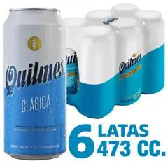 QUILMES - CERVEZA LT 4.9G 6X473 CC