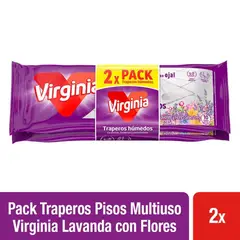 VIRGINIA - Pack Trapero Húmedo Virginia Aroma Lavanda y Flores 2 x 10 Un