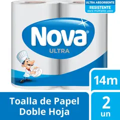 NOVA - Toalla de Papel Nova Ultra 2 x 14 mts