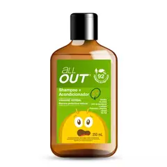 ALL OUT - Shampoo Natural 2 en 1 All Out 250 ml