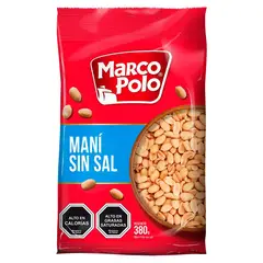 MARCO POLO - Maní sin Sal Marco Polo 380 g