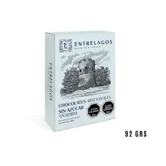 ENTRELAGOS - Chocolates Artesanales Sin Azúcar 92 g