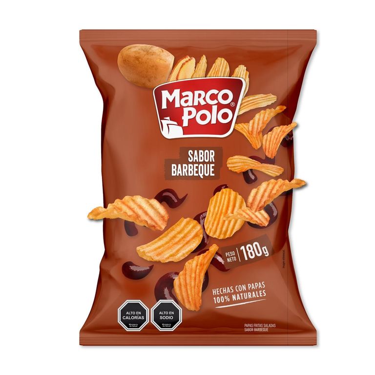 Papas Fritas Sabor BBQ Marco Polo 180 g