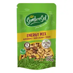 SEMBRASOL - Mix Frutos Secos Energy Mix Almendras, Maní y Pasas 700 g