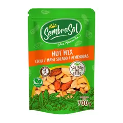 SEMBRASOL - Mix Frutos Secos Nut Mix Castañas de Cajú, Maní y Almendras 700 g