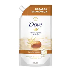 DOVE - Jabón Líquido Karité y Vainilla 450 ml
