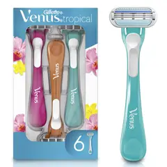 VENUS - Pack Máquinas de Afeitar Gillette Venus Tropical 6 un