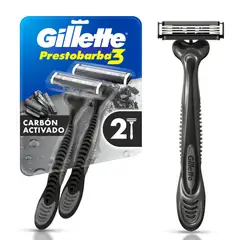 GILLETTE - Prestobarba 3 Gillette Carbón 2 un