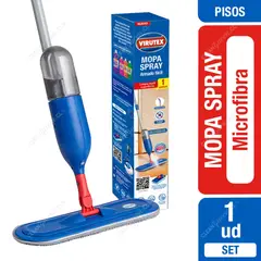 VIRUTEX - Mopa Plana Microfibra Spray 1 Un