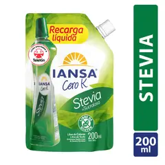IANSA CERO K - Endulzante Stevia Iansa CeroK 200 ml