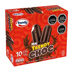 TRENDY - Helado de Leche Multipack Mini Trendy Choc 10 x 46 g