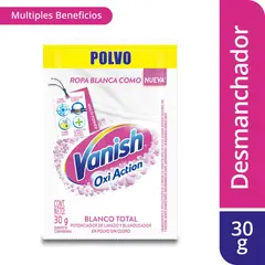 VANISH - Quitamanchas en Polvo Blanco Total 30 g