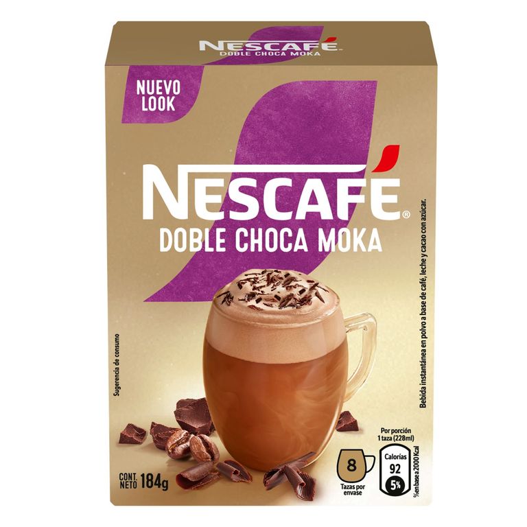 Cafe Instantaneo Sabor Doble Choca Moka Nescafe 8 Un